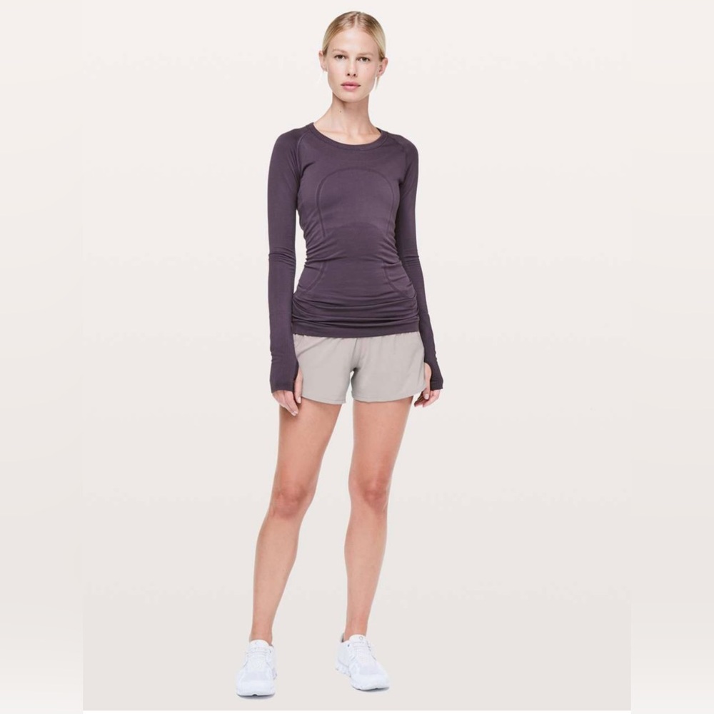 Lululemon Run Times Shorts size 4 Gray - Picture 2 of 10